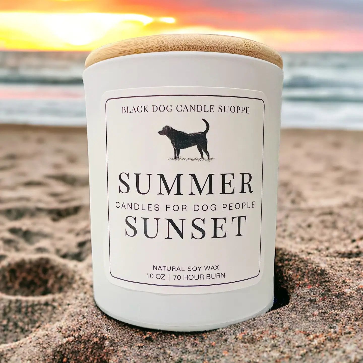 CANDLES FOR DOG PEOPLE SUMMER SUNSET