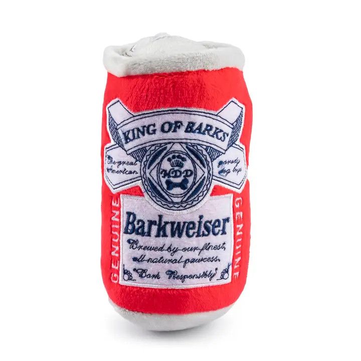 PLUSH BARKWEISER BEER CAN