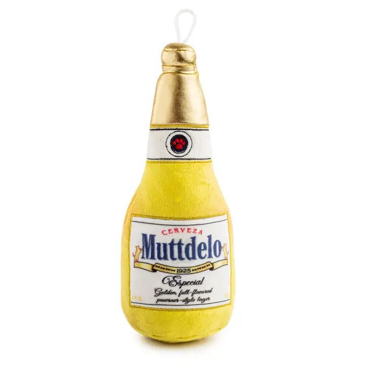 PLUSH MUTTDELO BEER BOTTLE