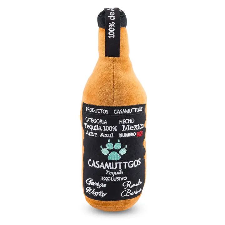 PLUSH CASAMUTTGOS TEQUILA BOTTLE LARGE