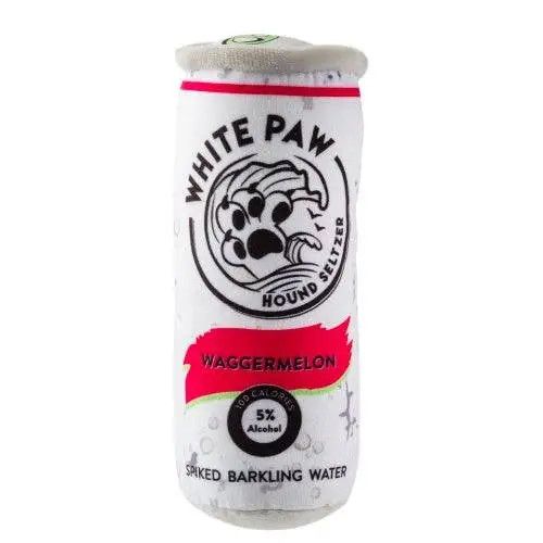 PLUSH WHITE PAW WAGGERMELON CAN