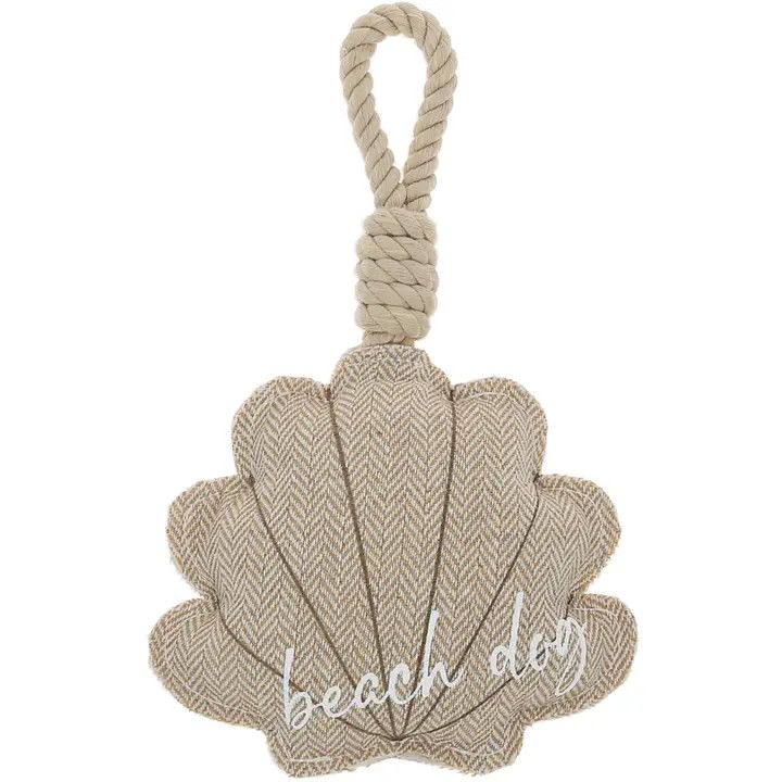 ROPE TOY BEACH DOG SEASHELL