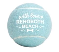 TENNIS BALL WITH LOVE REHOBOTH SURF BLUE