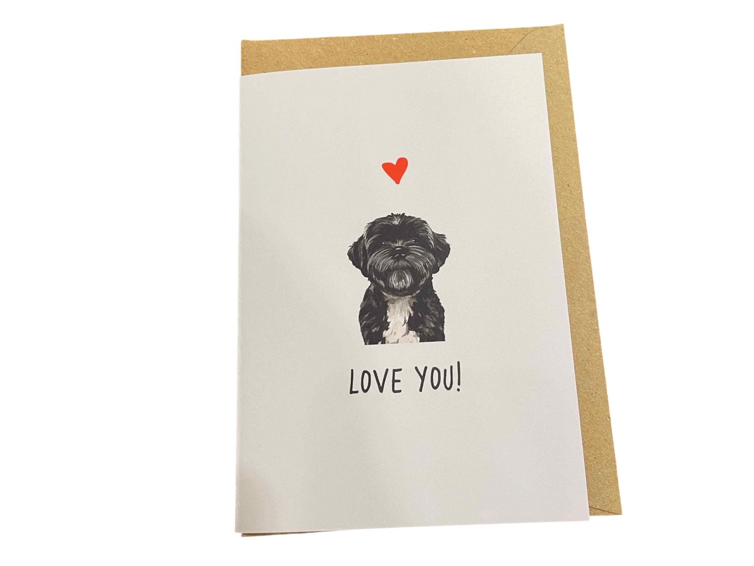 CARD LOVE YOU FROM THE DOG - HAVANESE