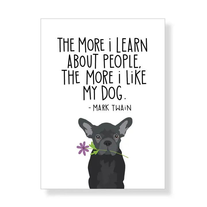 NOVELTY MAGNET THE MORE I LOVE MY DOG