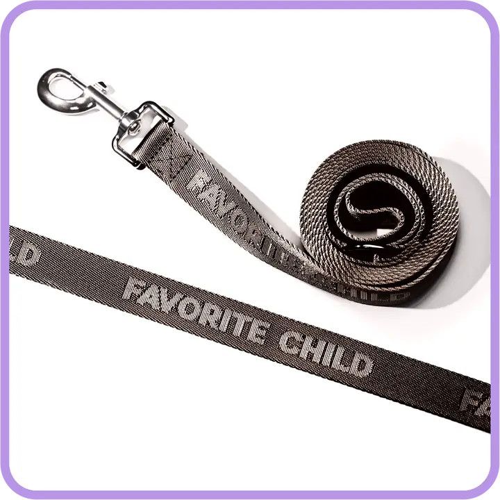 DOG LEASH FAVORITE CHILD BLACK