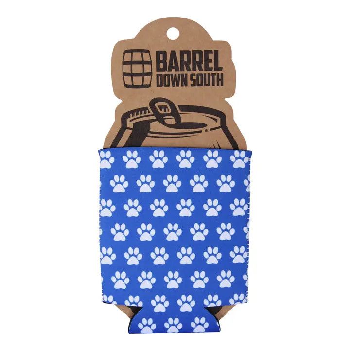 COOZIE STANDARD BLUE PAW PRINTS