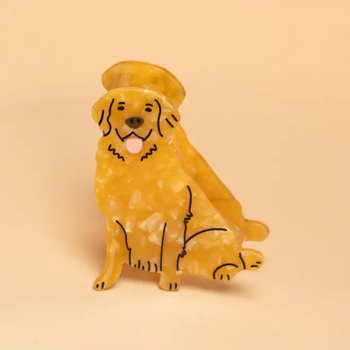 HAIR CLIP GOLDEN RETRIEVER