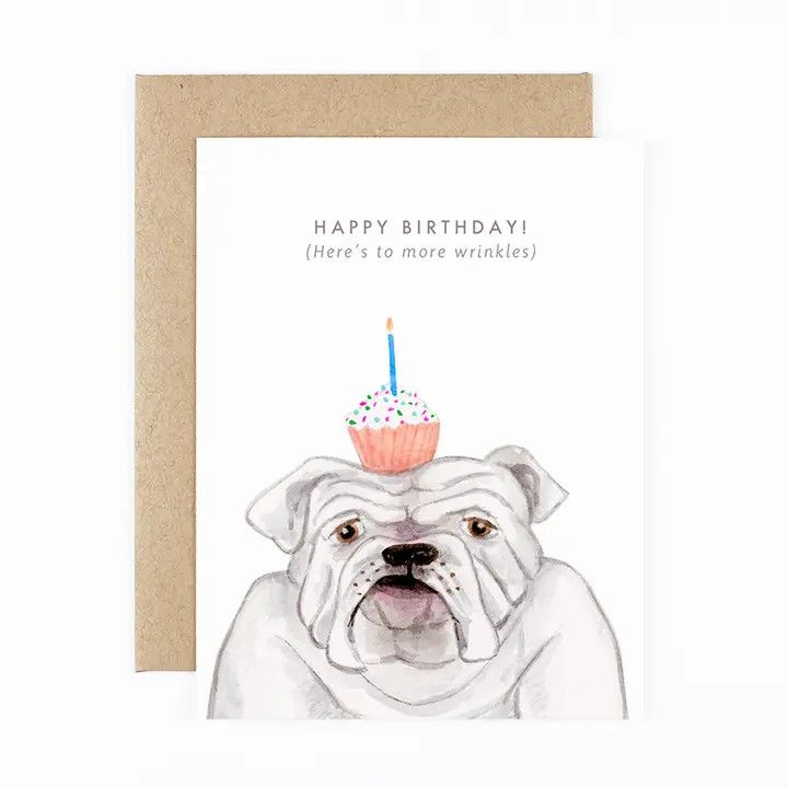 BIRTHDAY CARD HERE'S TO MORE WRINKLES