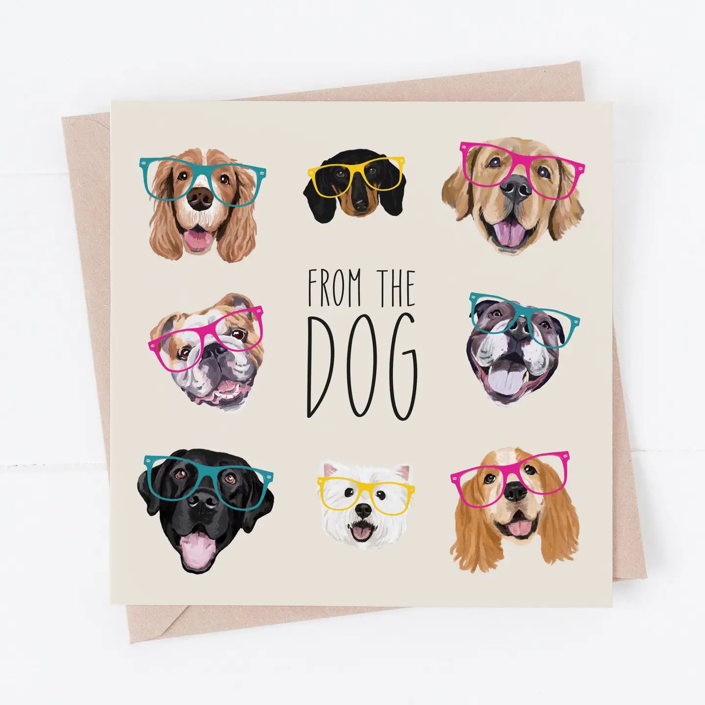 GREETING CARD FROM THE DOG