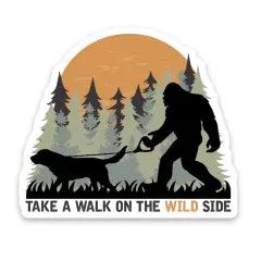 NOVELTY STICKER WALK ON THE WILD SIDE