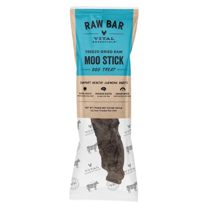 VITAL ESSENTIALS RAW BAR FREEZE DRIED MOO STICK