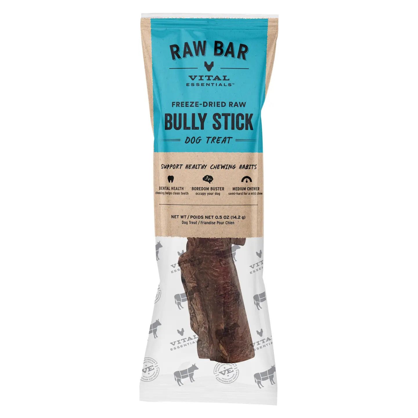 VITAL ESSENTIALS RAW BAR FREEZE DRIED BULLY STICK