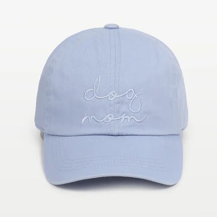 COTTON HAT DOG MOM SCRIPT BABY BLUE