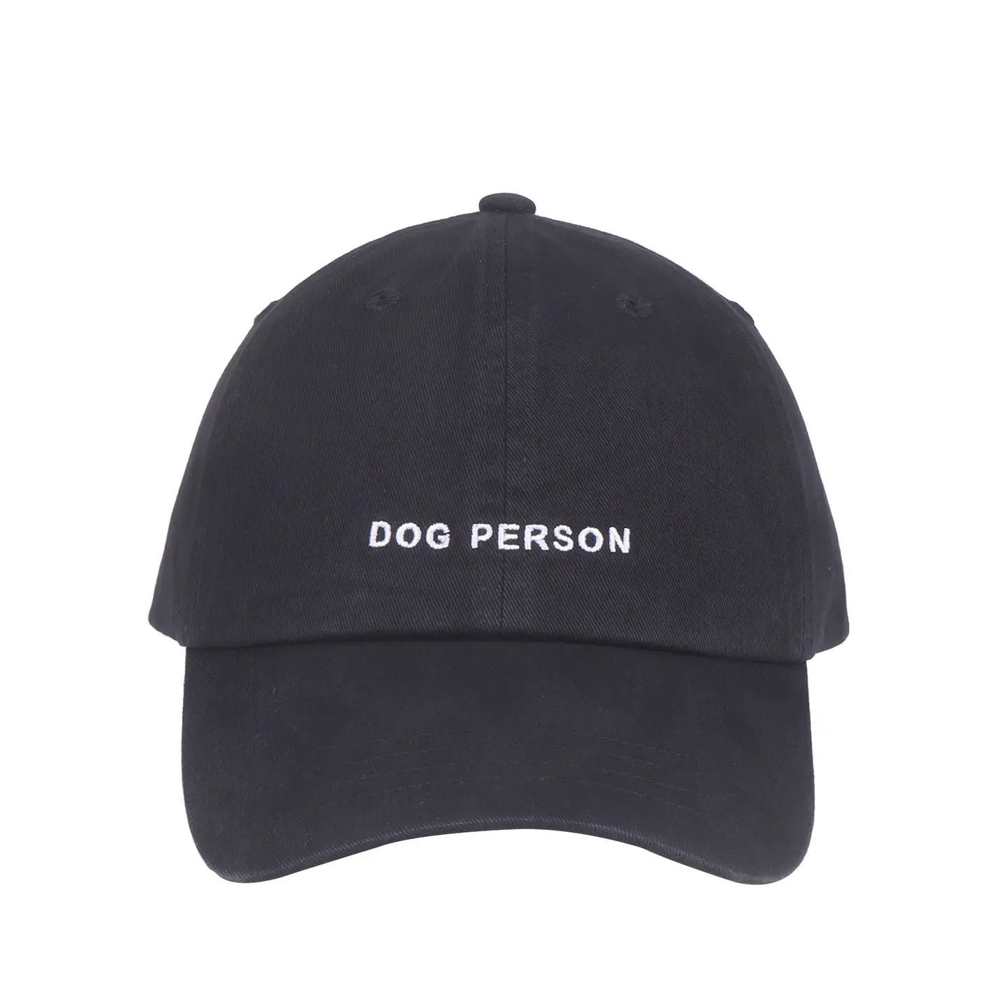 COTTON HAT DOG PERSON BLACK