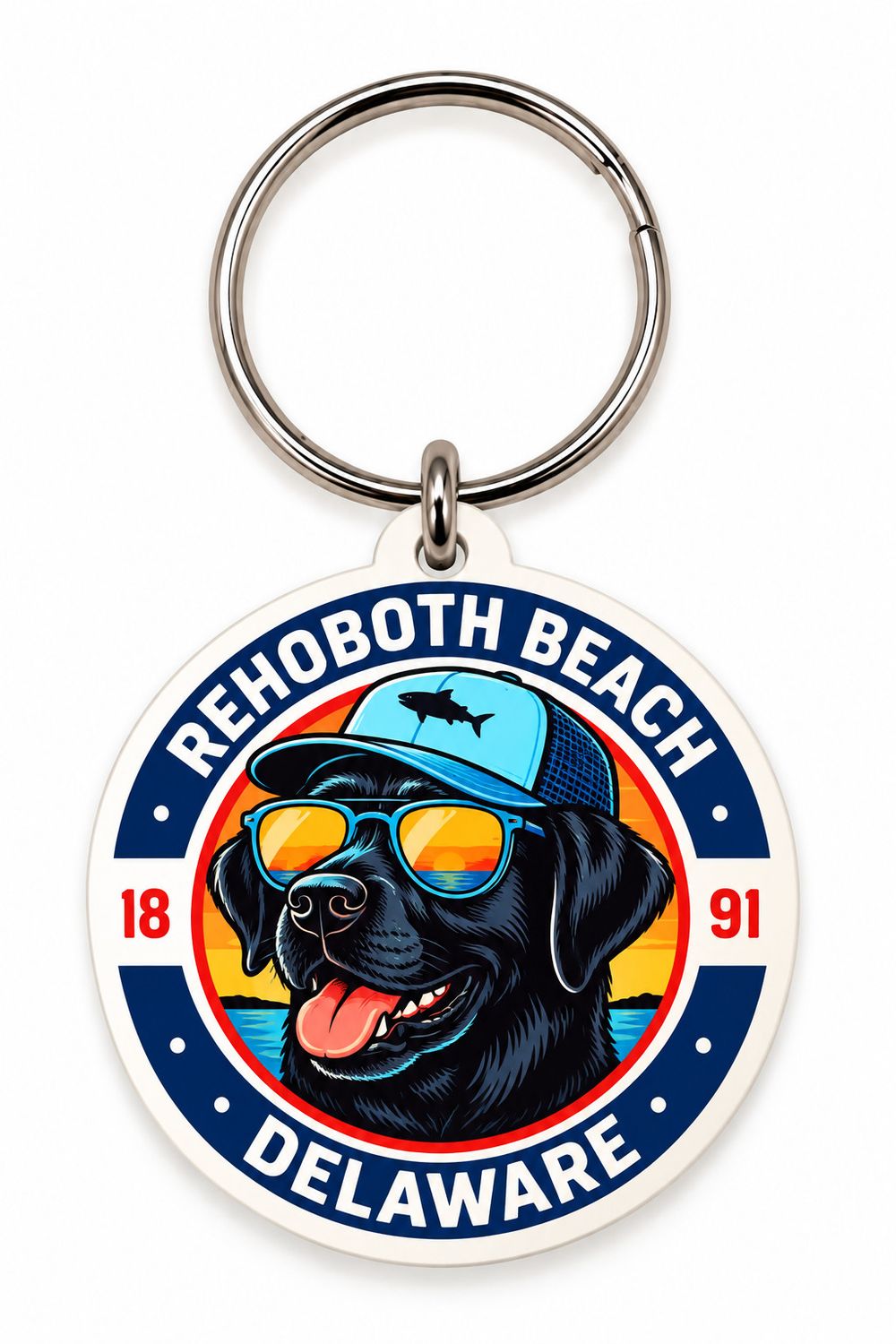 ACRYLIC KEYCHAIN ALL AMERICAN LAB