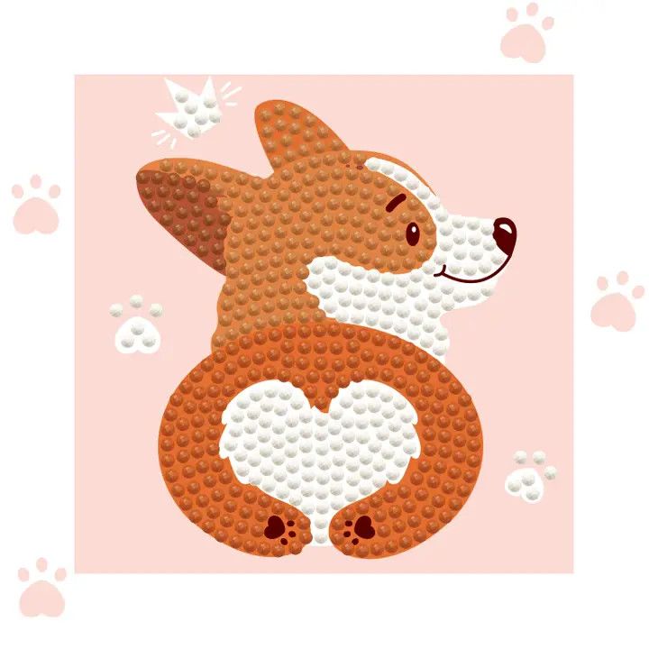 QUICK DOTZ CAMEO CORGI LOVE