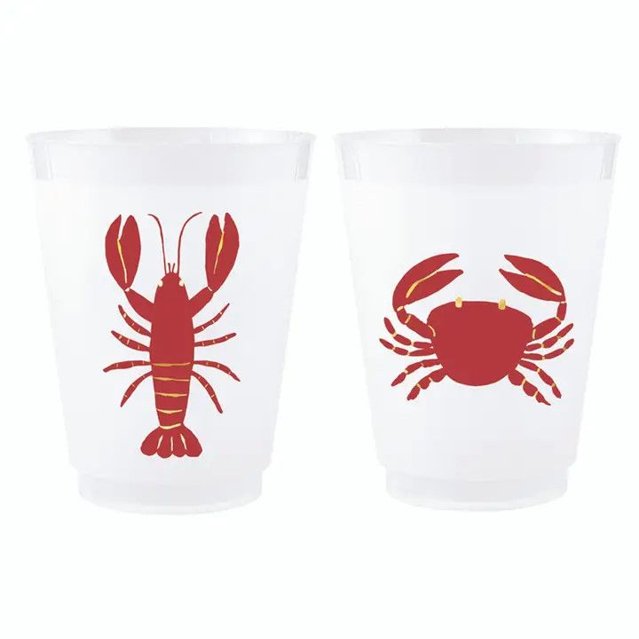 FROSTED CUP SET CLAWS