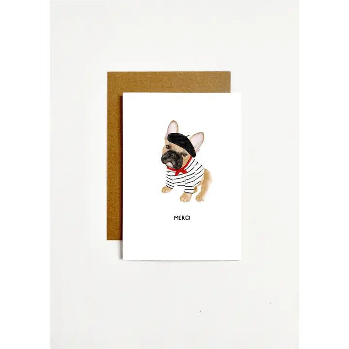 THANK YOU CARD MERCI