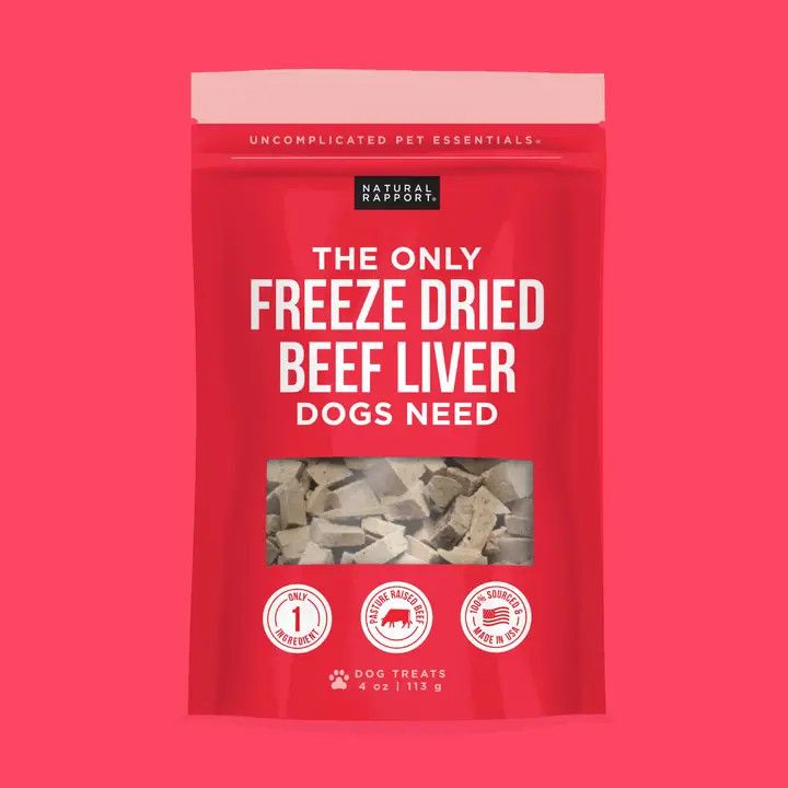 NATURAL RAPPORT FREEZE DRIED BEEF LIVER SMALL