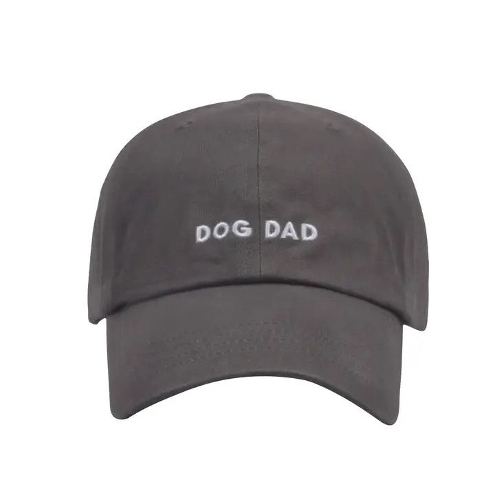COTTON HAT DOG DAD GREY