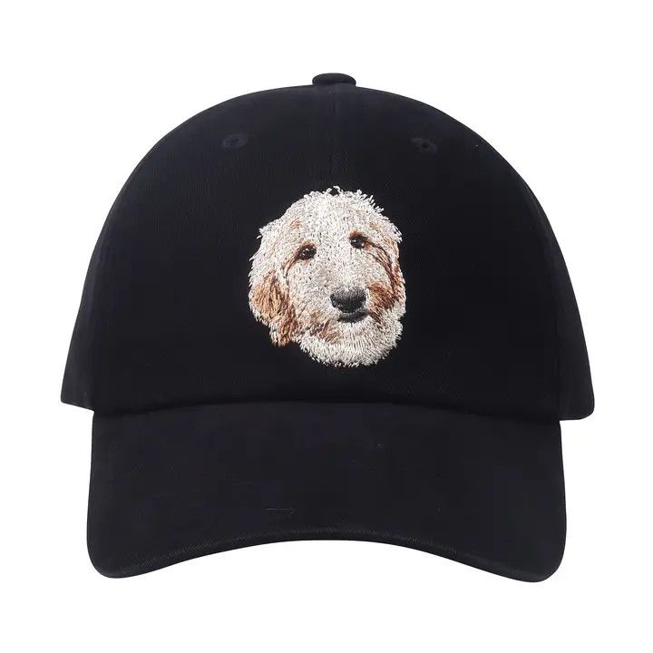 COTTON HAT BLACK DOODLE