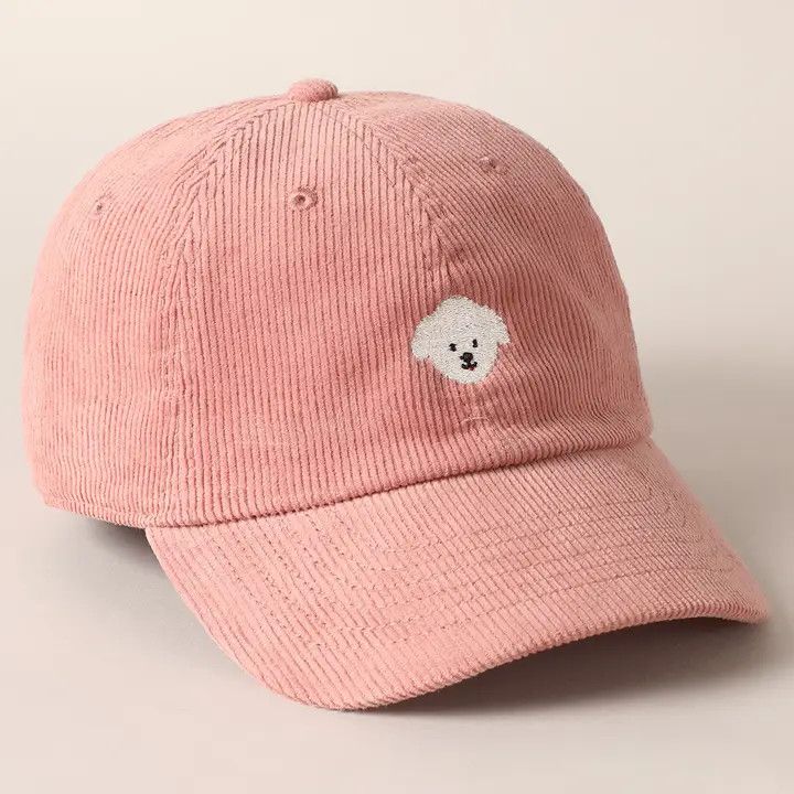 COTTON HAT MAUVE CORD MALTESE