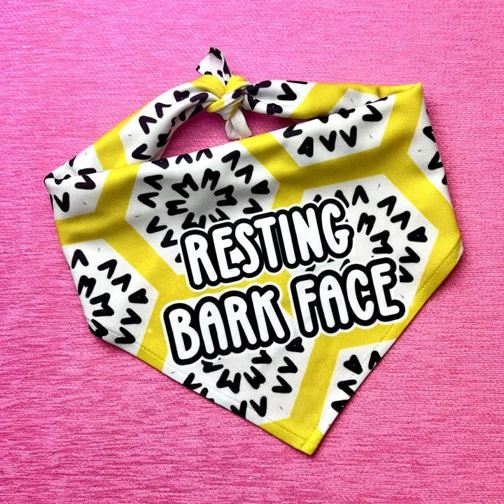 ATTITUDE BANDANA RESTING BARK FACE