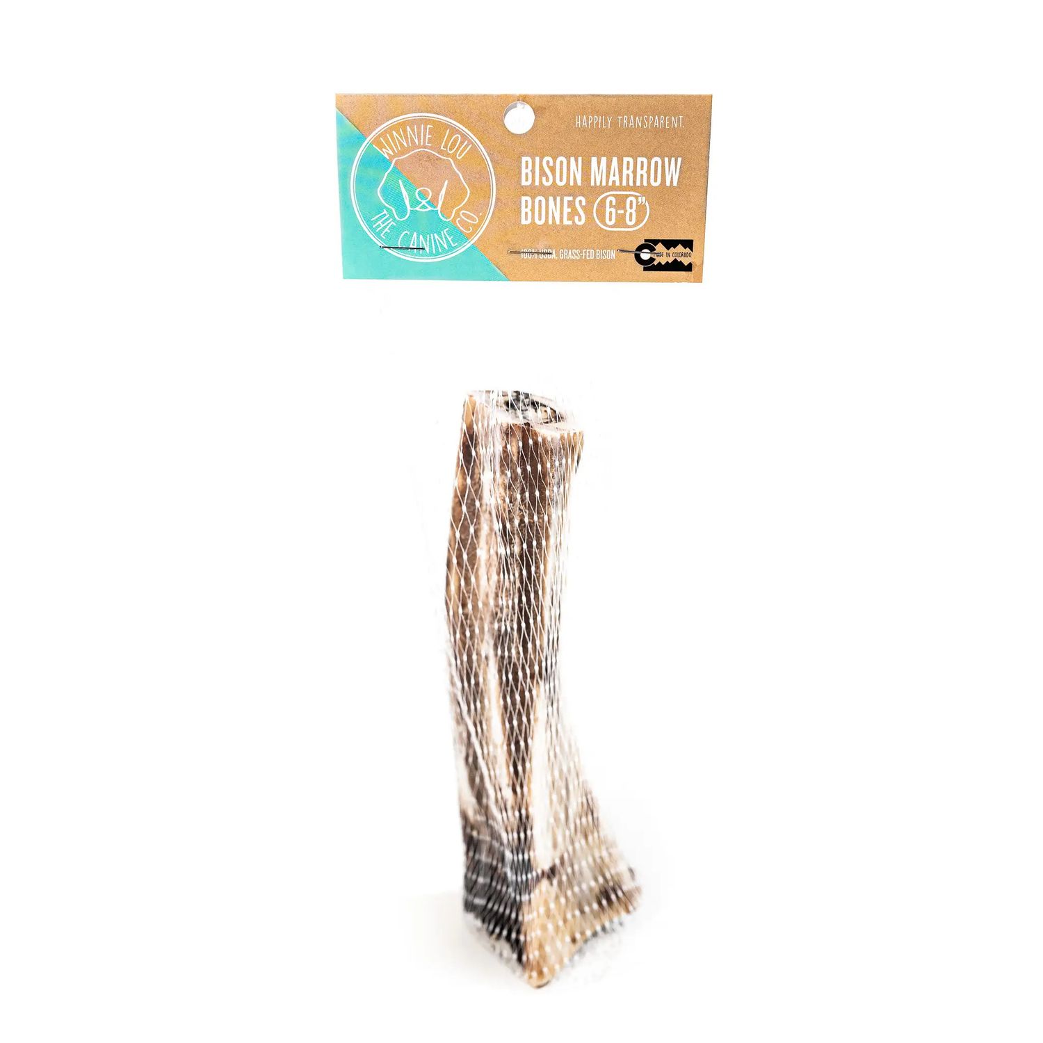 WINNIE LOU BISON MARROW BONE 6-8 INCH