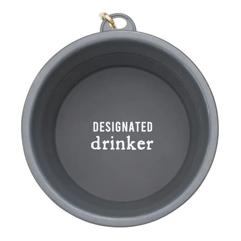 LARGE COLLAPSIBLE BOWL DESIGNATED DRINKER