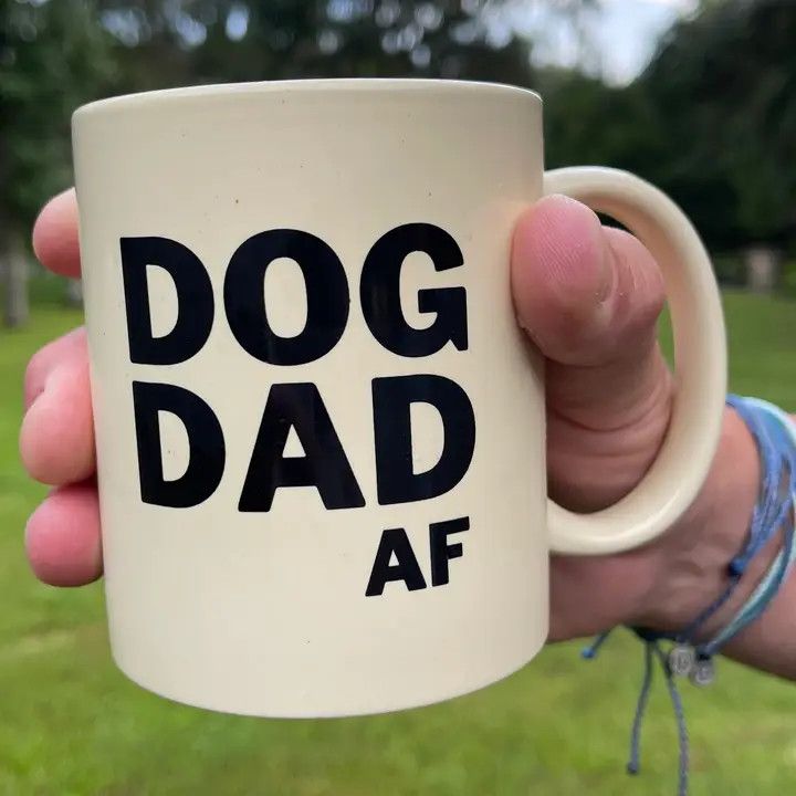 COFFEE MUG DOG DAD AF