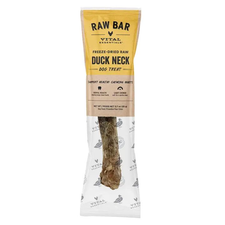VITAL ESSENTIALS RAW BAR FREEZE DRIED DUCK NECK