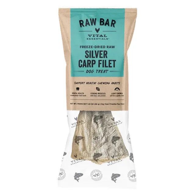 VITAL ESSENTIALS RAW BAR FREEZE DRIED SILVER CARP FILET