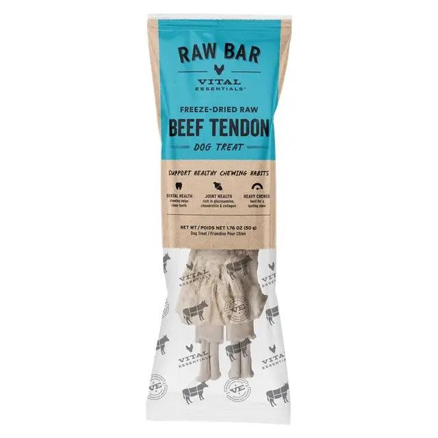 VITAL ESSENTIALS RAW BAR FREEZE DRIED BEEF TENDON