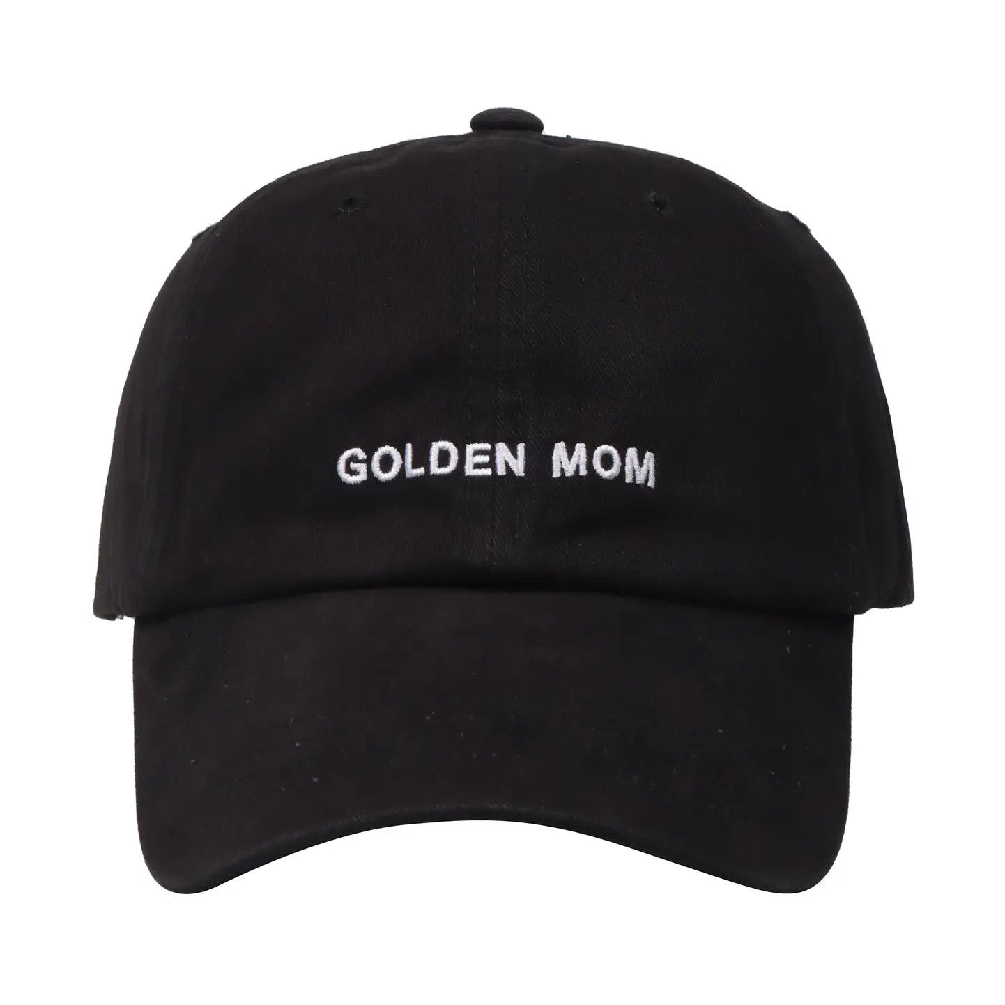 COTTON HAT BLACK GOLDEN MOM