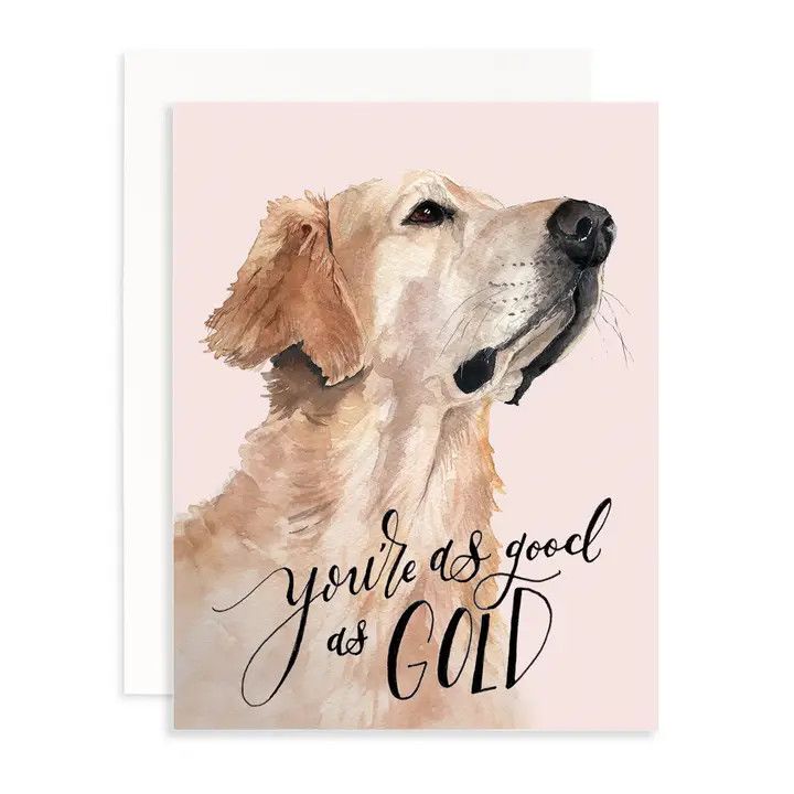 GREETING CARD GOOD AS GOLD