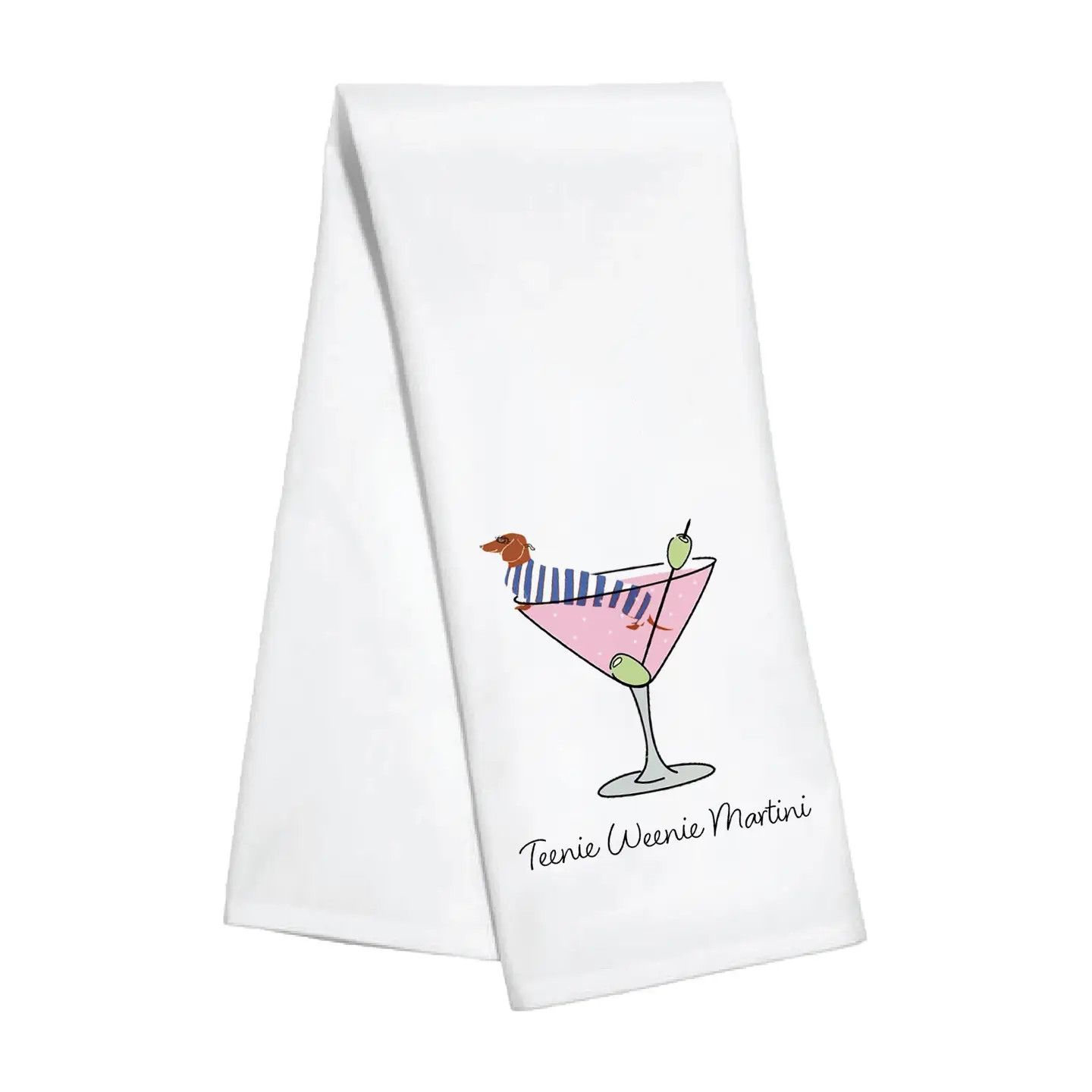 KITCHEN TOWEL TEENIE WEENIE MARTINI