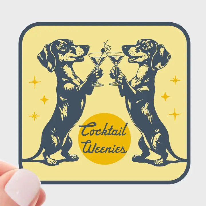 NOVELTY STICKER COCKTAIL WEENIES