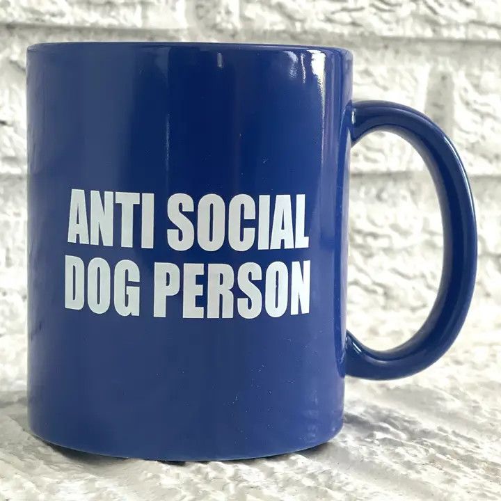 COFFEE MUG ANTI SOCIAL DOG PERSON