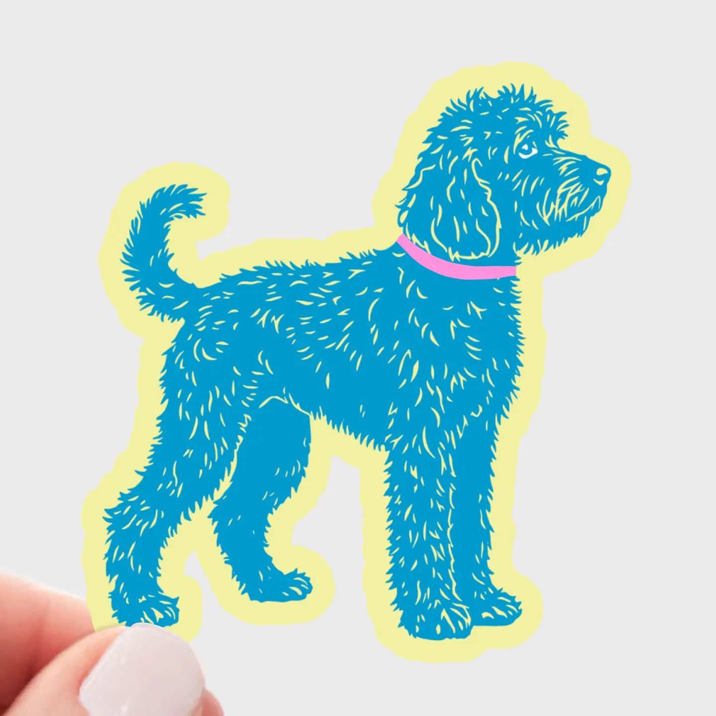 NOVELTY STICKER NEON DOODLE