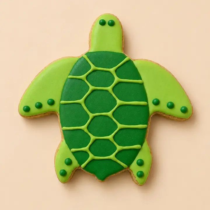 DOG BISCUIT FROSTED TURTLE - PEANUT BUTTER