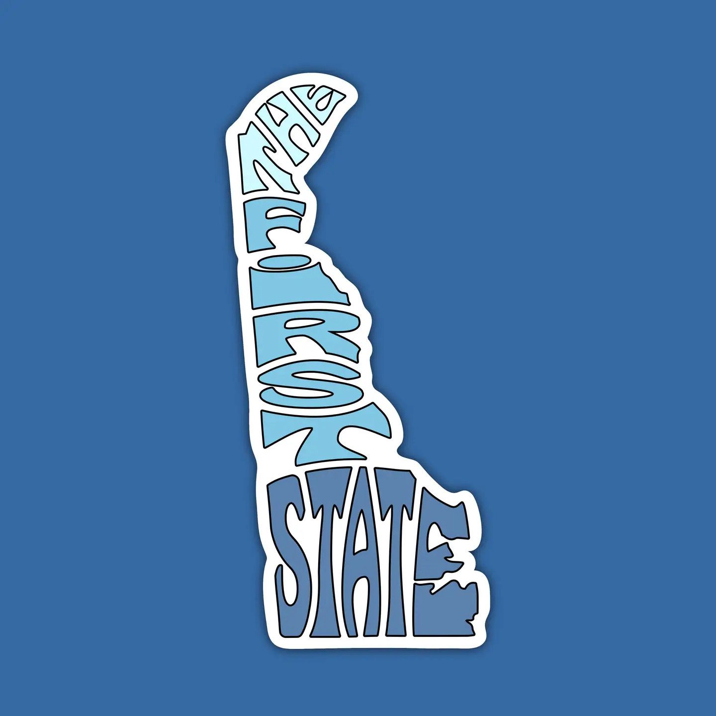 BEACH STICKER THE FIRST STATE