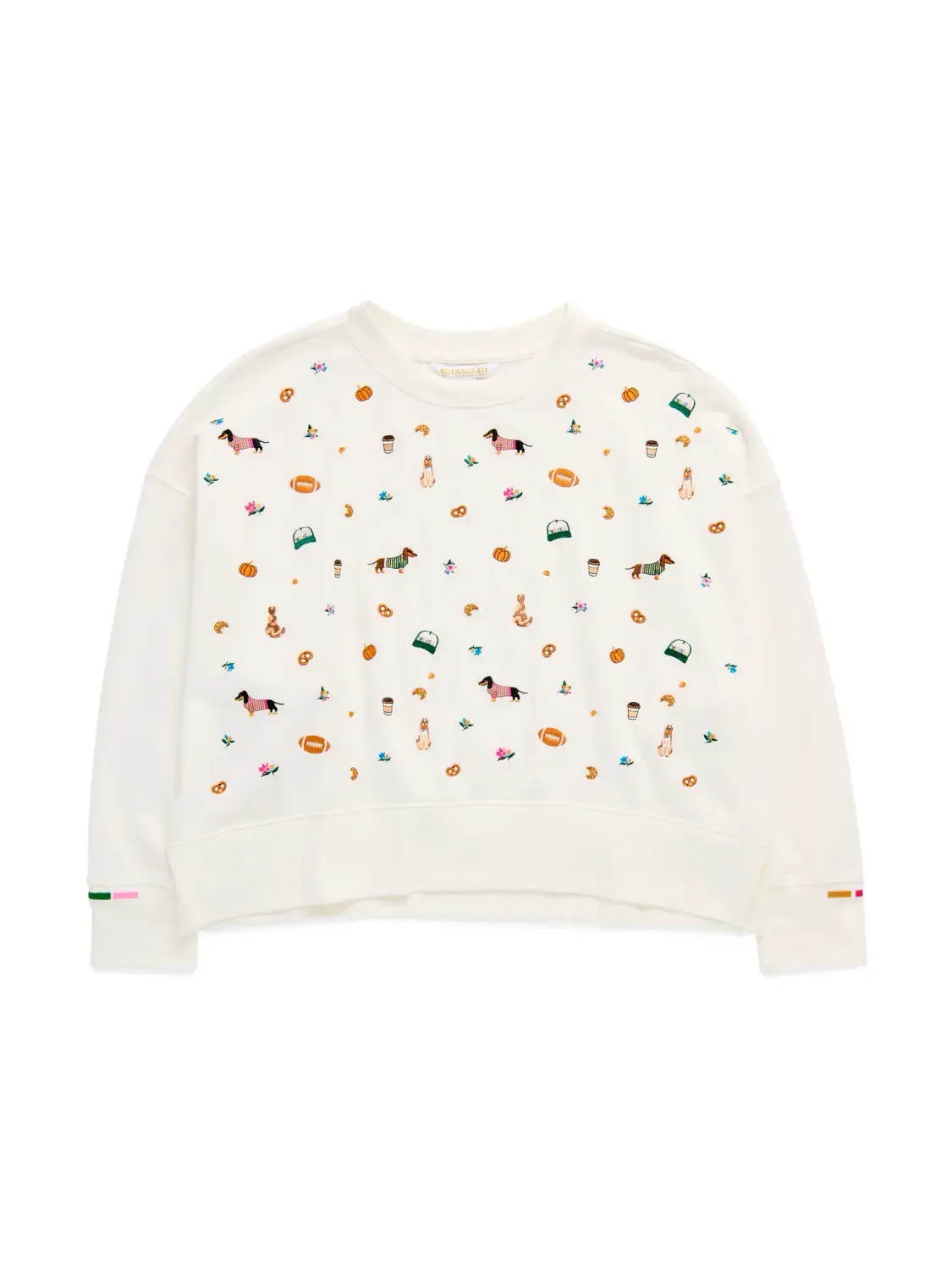 AUTUMN THEMED DOG CHARM CREWNECK