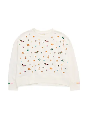 AUTUMN THEMED DOG CHARM CREWNECK