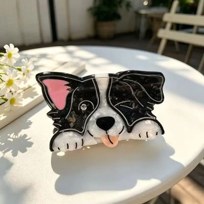 HAIR CLIP SILLY BORDER COLLIE