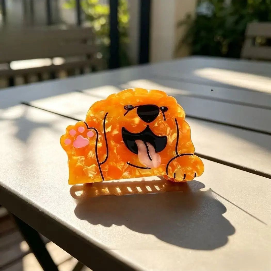 HAIR CLIP SILLY GOLDEN RETRIEVER
