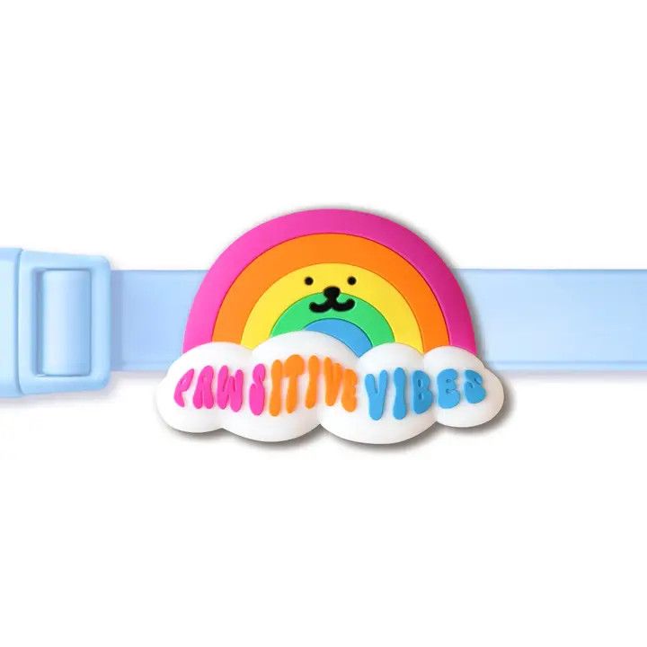 JIBY CHARM PAWSITIVE VIBES RAINBOW