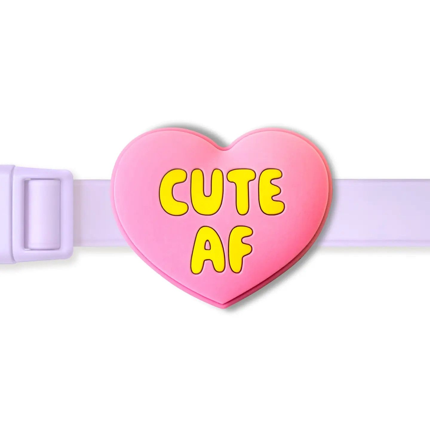 JIBY CHARM PINK HEART CUTE AF