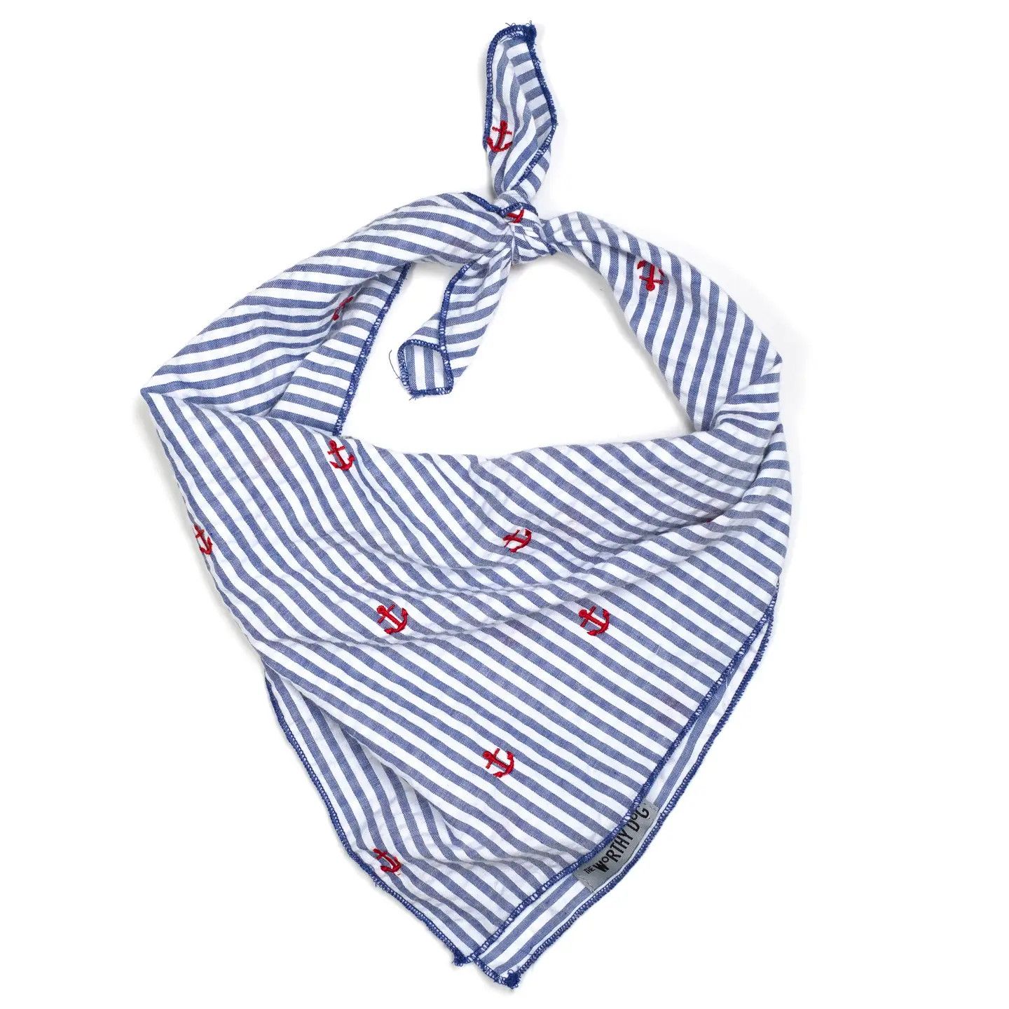 BANDANA NAVY STRIPE ANCHORS