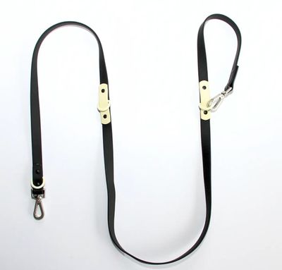 FRITZ LEASH BLACK WHITE